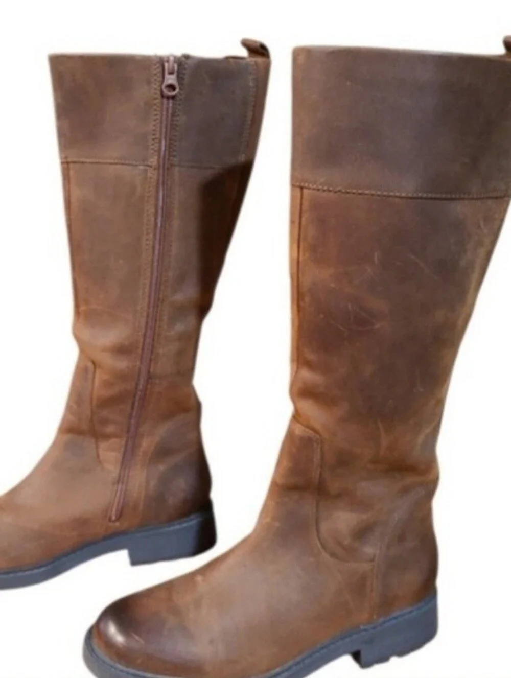 Clarks Orinocco 2 HI Leather Riding Fleece Lined Boots